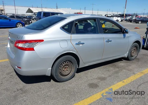 2015 Nissan Sentra Sv из США, поврежденный, VIN 3N1AB7APXFY244050
